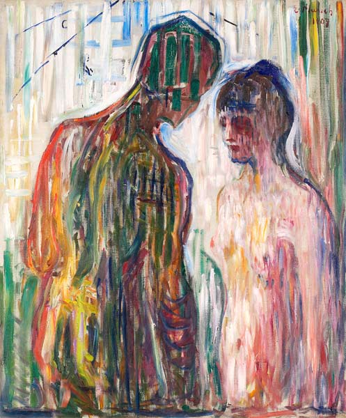 Amor und Psyche od Edvard Munch