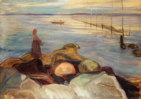 An der Küste od Edvard Munch