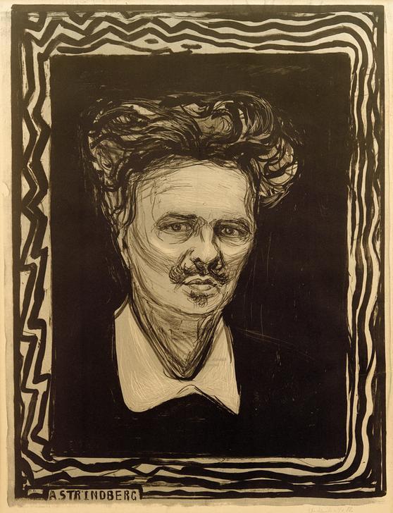 August Strindberg od Edvard Munch