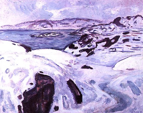 Coastal Scenery-Winter  od Edvard Munch
