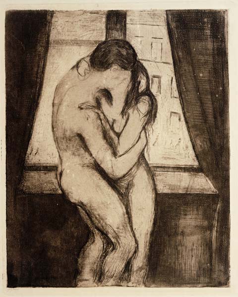 The Kiss od Edvard Munch