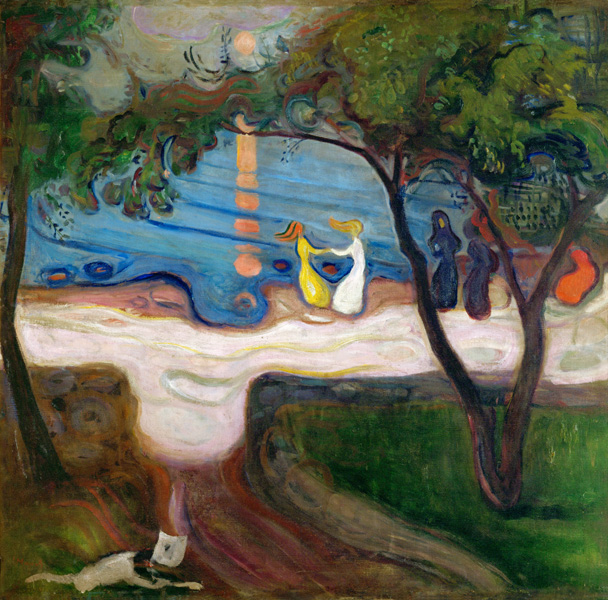 The Dance on the Shore. 1900/02 od Edvard Munch