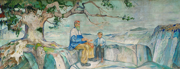 The Story, 1911 od Edvard Munch