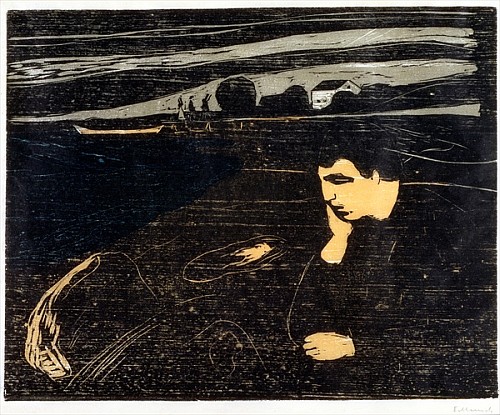 Evening od Edvard Munch