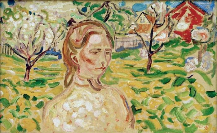 Munch, Woman in a garden od Edvard Munch