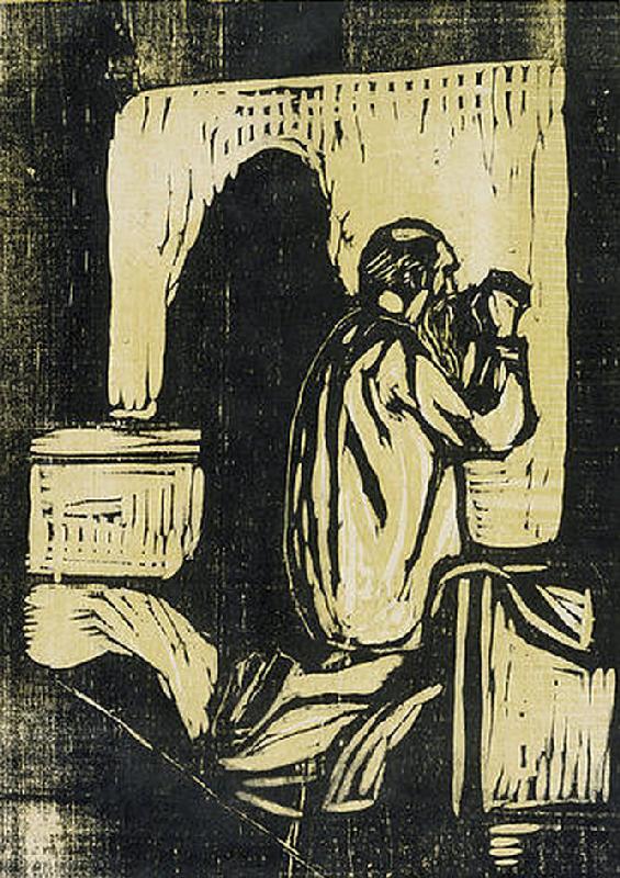 Gebet eines alten Mannes od Edvard Munch