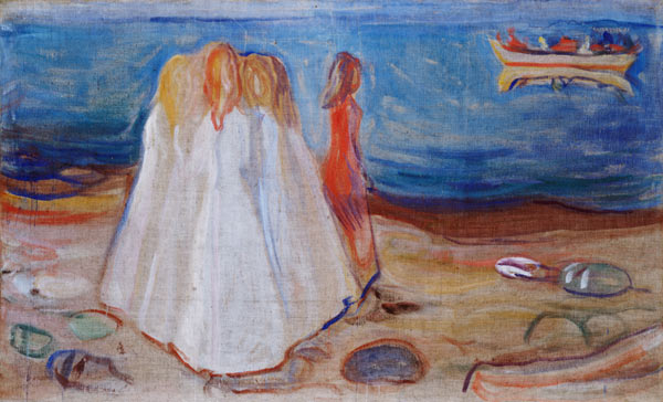 Girls at the Seaside od Edvard Munch