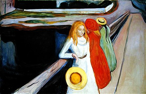 Girls on the Bridge  od Edvard Munch