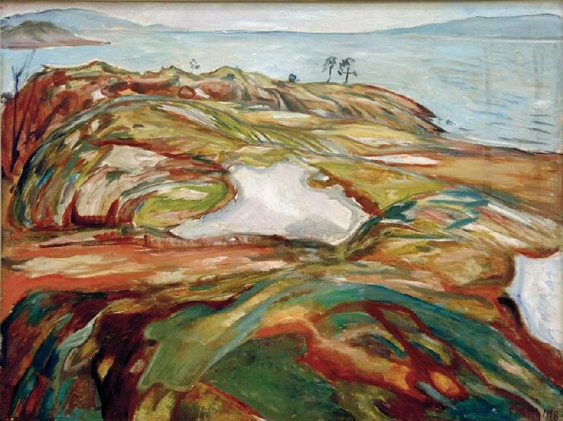 Big coastal landscape od Edvard Munch