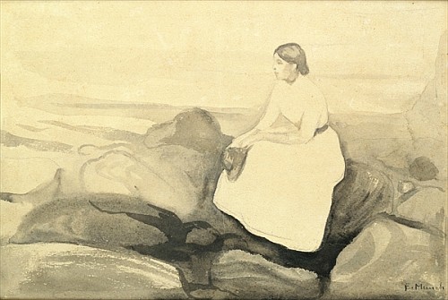 Inger on the Beach od Edvard Munch