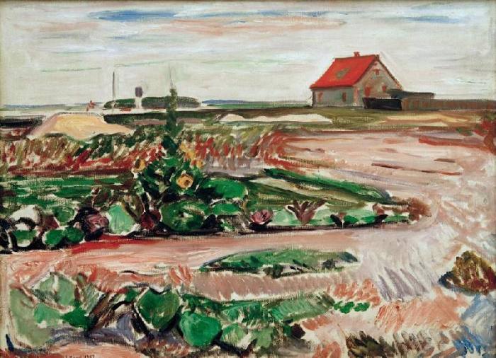Landscape near Travemünde od Edvard Munch