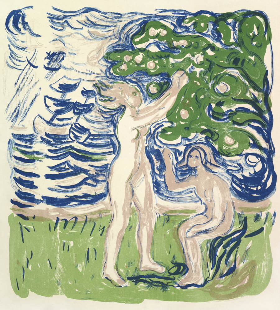 Girls Picking Apples od Edvard Munch