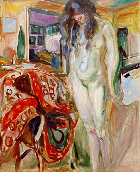 Modell am Korbstuhl I od Edvard Munch