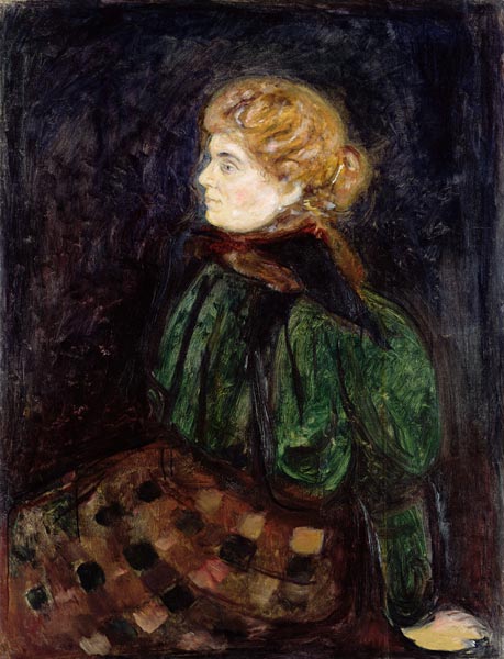 Portrait of Frau Maximilian Harden  od Edvard Munch