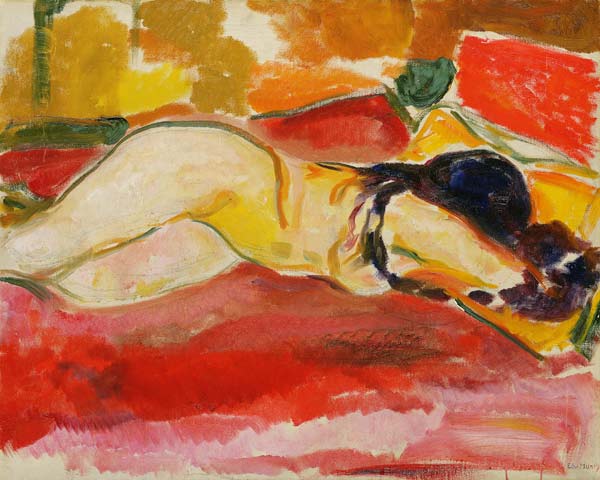 Reclining Female Nude od Edvard Munch