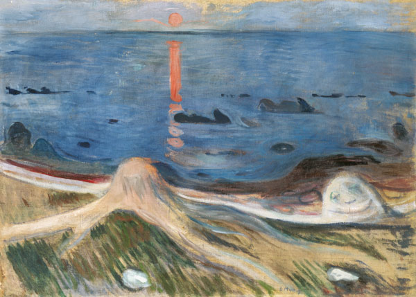 Beach mysticism od Edvard Munch