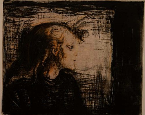The Sick Girl  od Edvard Munch
