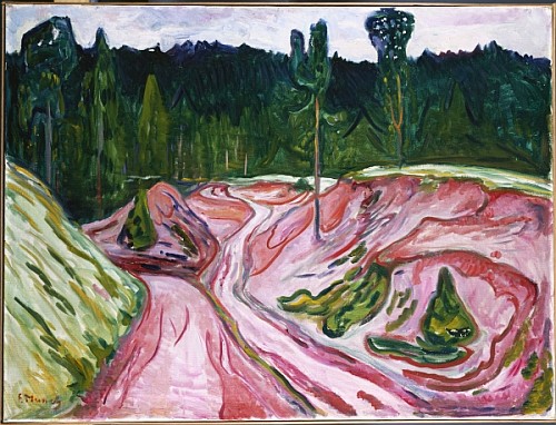 Thueringer Wald od Edvard Munch