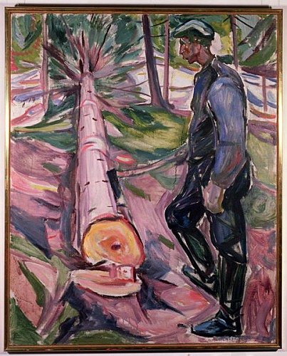 The Woodcutter  od Edvard Munch