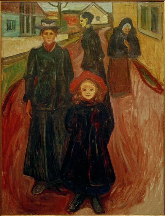 Four Different Ages od Edvard Munch