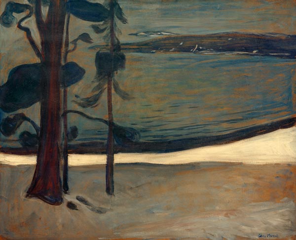Winter in Nordstrand od Edvard Munch