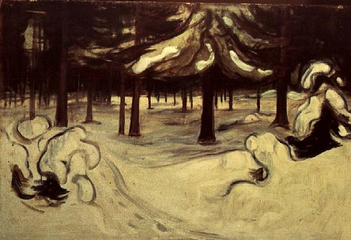 Winter od Edvard Munch