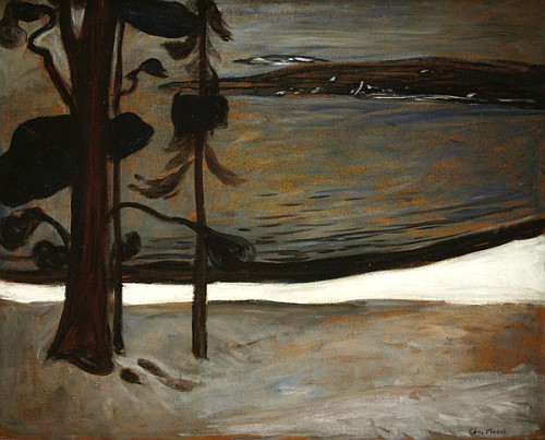 Winter in Nordstrand od Edvard Munch