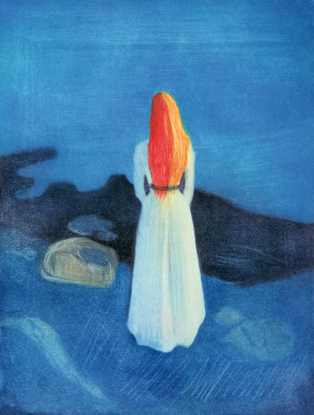 Young Girl on a Jetty  od Edvard Munch