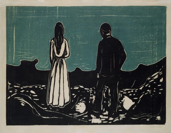 Two People (The Lonely Ones) od Edvard Munch