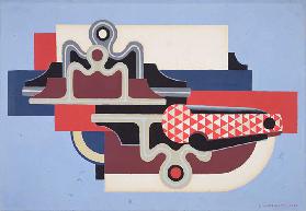 Abstract design with a clasp knife, 1930