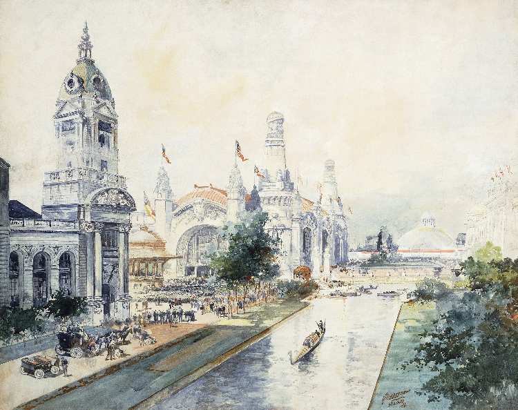Der Canal Grande auf der St  Louis Exposition od Edward Biedermann