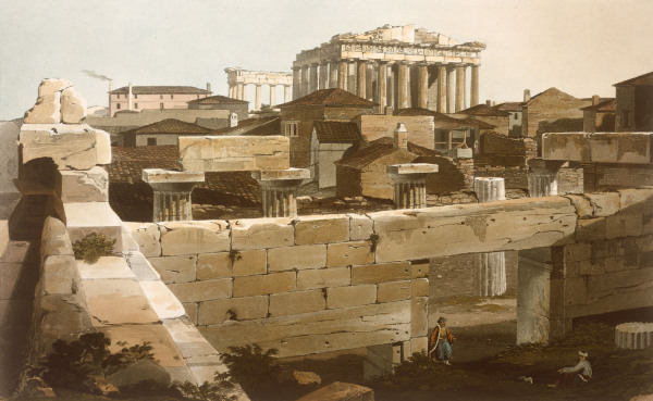 Athens , Parthenon od Edward Dodwell