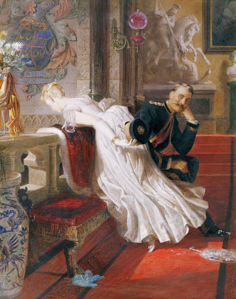 Amor Omnia Vincit (w/c and gouache on paper) od Edward Henry Corbould