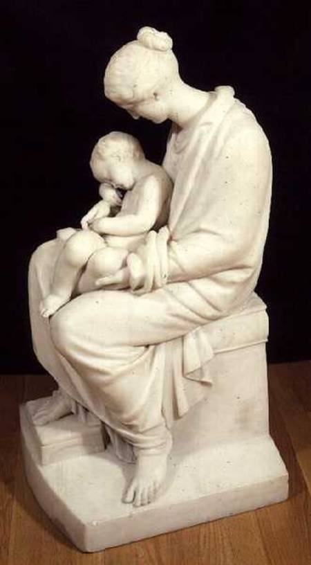 Mother and Sleeping Child od Edward Hodges Baily