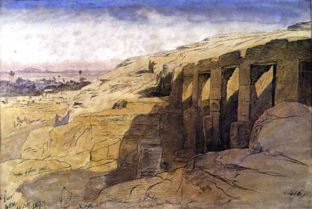 Derr, Egypt od Edward Lear