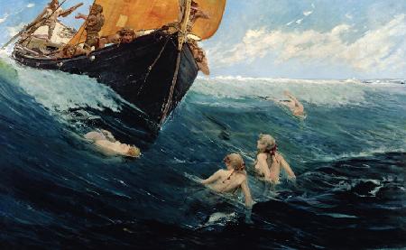 The Mermaid's Rock, 1894 (oil on canvas)