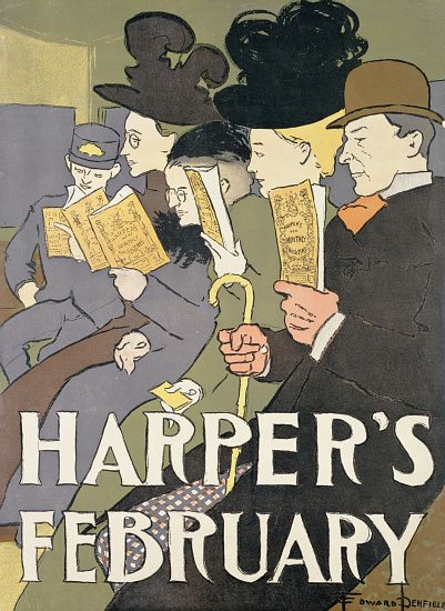 Harper's February od Edward Penfield