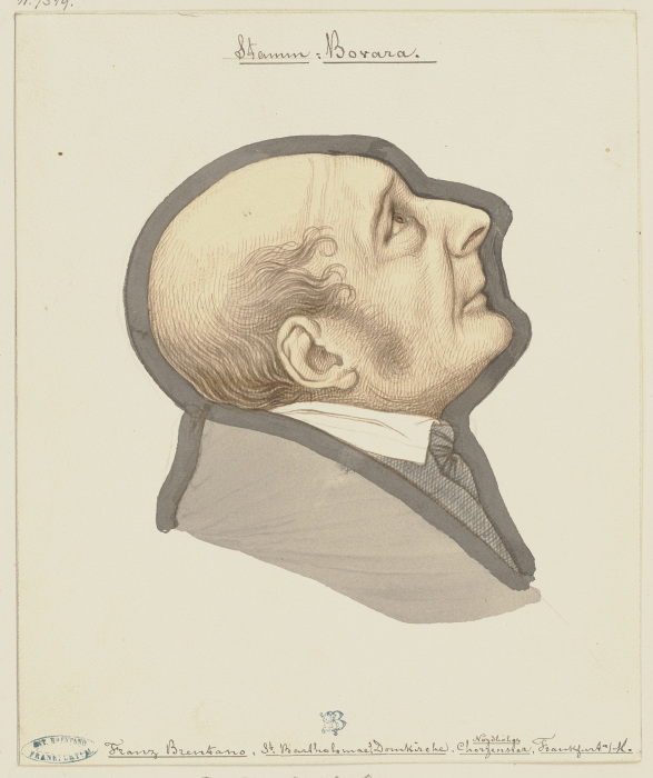 Portrait of Franz Brentano od Edward von Steinle