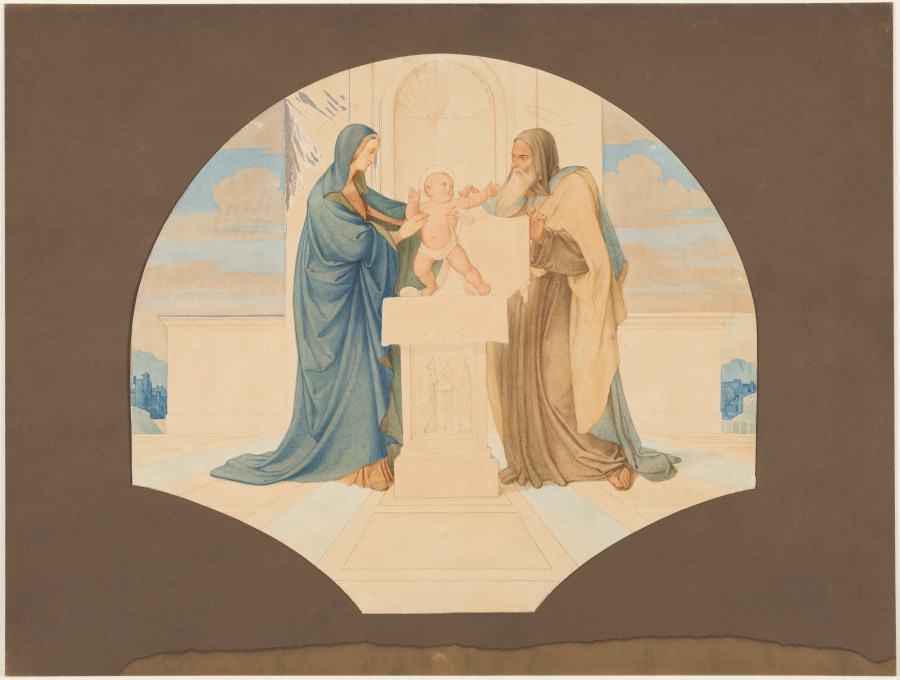 Darstellung Jesu im Tempel – Selig, die reinen Herzens sind od Edward von Steinle
