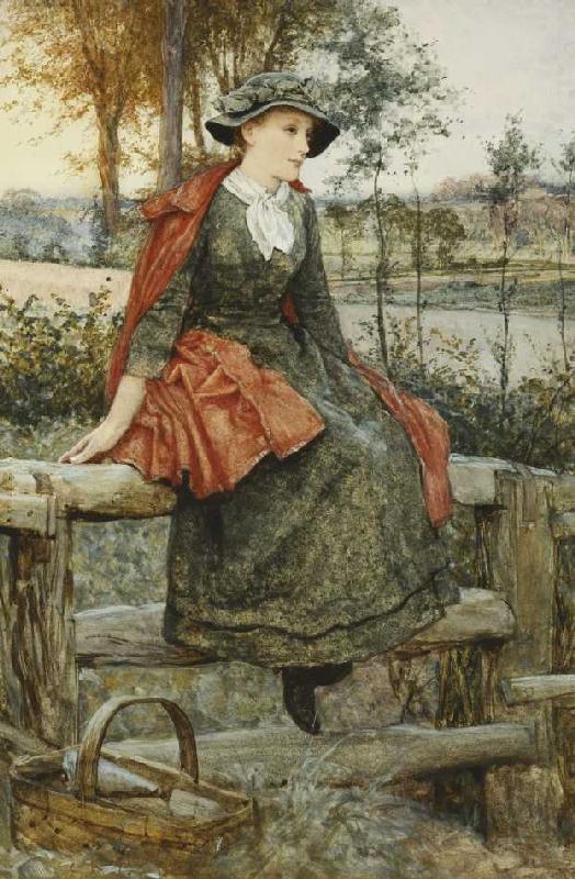 Der Rote Umhang, 1883 od Edward Killingworth Johnson