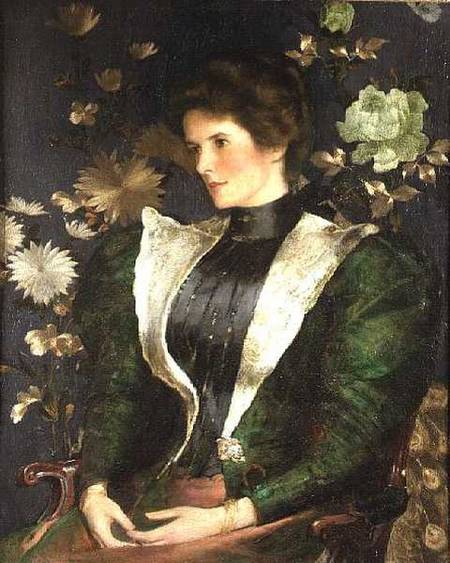 Portrait of Lady Sutherland od Edwin Arthur Ward