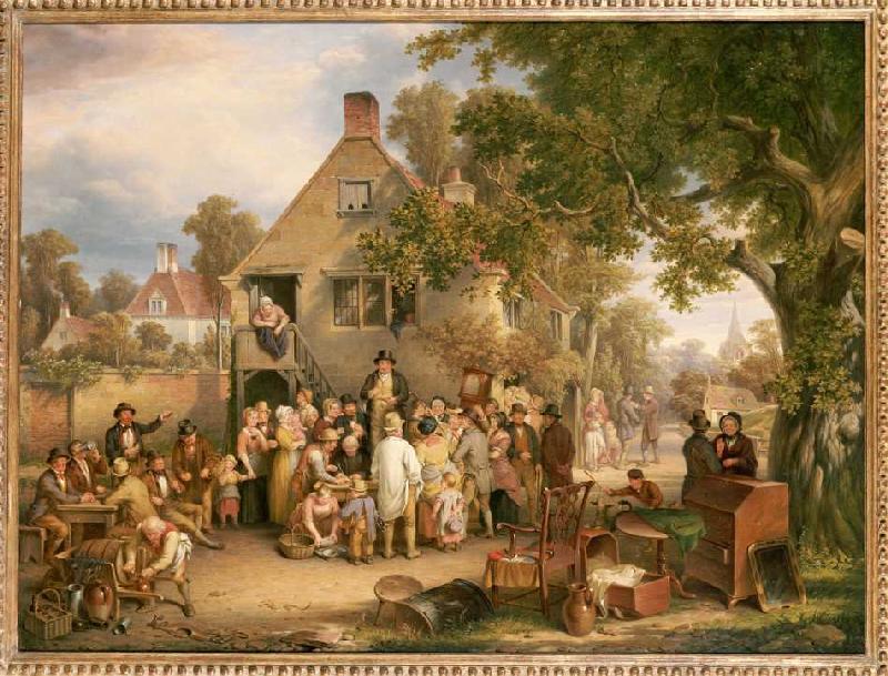 An auction on the village od Edwin Cockburn