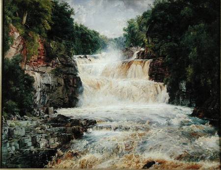 Swallow Falls, Bettws-y-Coed, North Wales od Edwin Frederick Holt