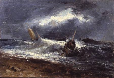 Storm Scene od Edwin Hayes