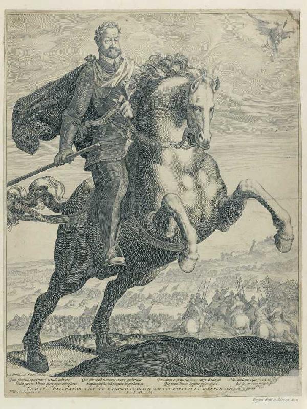 Kaiser Rudolf II od Egidius Sadeler d.J.