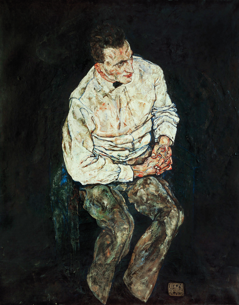 Portrait Karl Grünwald od Egon Schiele