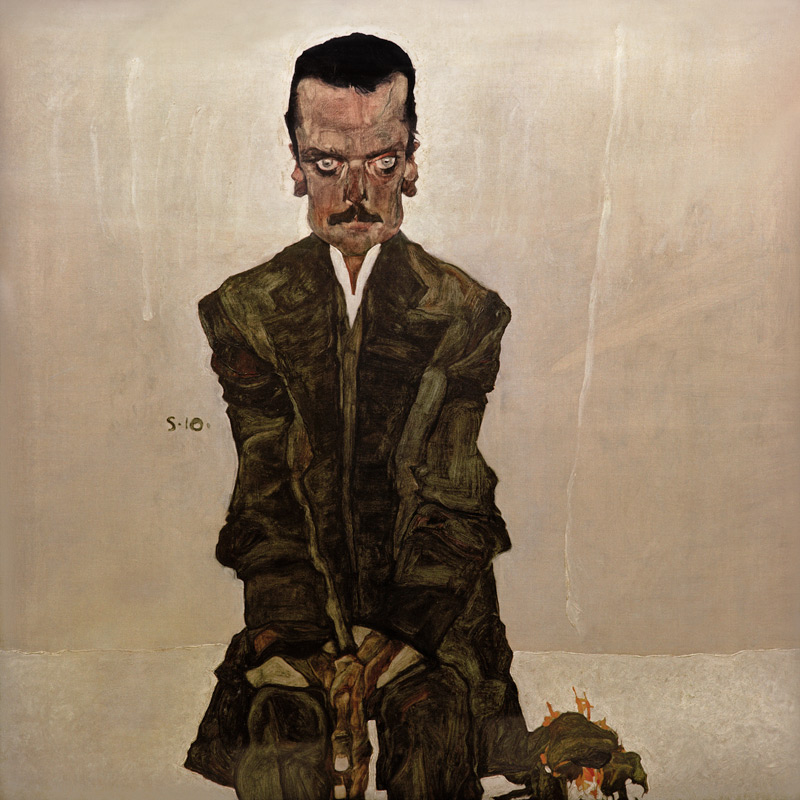 Portrait of the publisher Eduard Kosmack od Egon Schiele