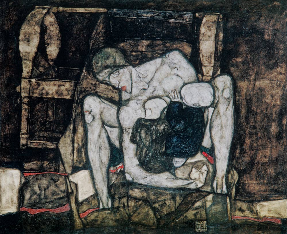 Blind mother od Egon Schiele