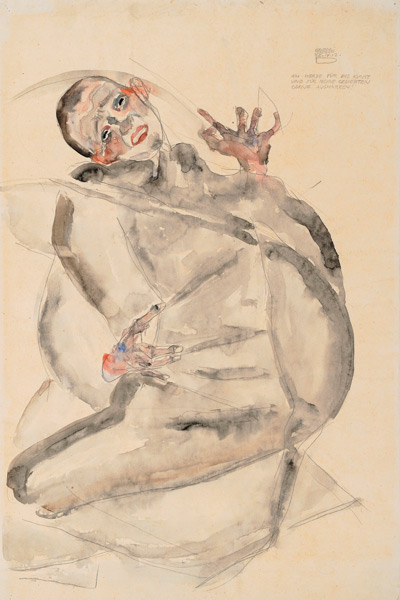 I Will Gladly Endure for Art and My Loved Ones od Egon Schiele
