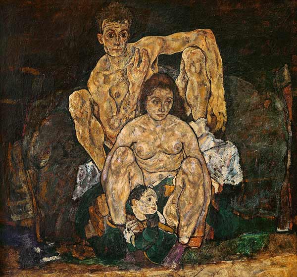 The Artist's Family od Egon Schiele